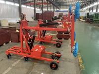 Chariot de levage électrique pour verre YG-LD600, capacité de charge de 600 kg, hauteur de levage de 4 m, pour l'installation de murs-rideaux