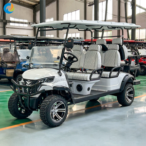 Carrito de Golf Robetaa de 6 Plazas con Asientos Orientados hacia Adelante, Batería de Litio, Todoterreno, Elevado, para Jardín, Villa o Campo de Golf - Product Image 3