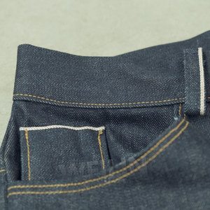 Pantaloni in Denim larghi da <span class=keywords><strong>uomo</strong></span> con 14 once di tessuto Tornado Salavage rosso a gamba dritta grezzo giapponese <span class=keywords><strong>jeans</strong></span> <span class=keywords><strong>jeans</strong></span> Pour Hommes - Product Image 5