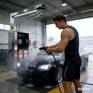 เครื่องล้างรถอัตโนมัติแบบหยอดเหรียญ/บัตร บริการตนเอง - <span class=keywords><strong>ซื้อ</strong></span>ผลิตภัณฑ์เครื่องล้างรถ - Product Image 4