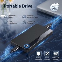 Boîtier externe pour disque dur SSD de 2,5 pouces, coque transparente 3.0, 5 Gbps, anti-poussière, pour Surface Pro, pour serveur, pour stockage photo