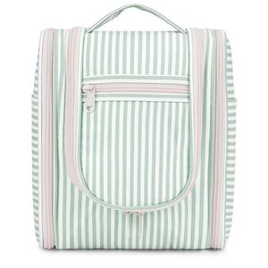 Trousse de Toilette Suspendue à Rayures Vertes pour Femme, Sac de Voyage pour Articles de Toilette, Trousse de Maquillage, Organisateur de Cosmétiques, Sacs à Maquillage - Product Image 1
