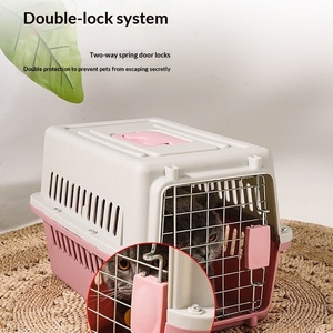 Boîte de transport compacte pour animaux de compagnie, cage de voyage légère pour animaux - Product Image 2