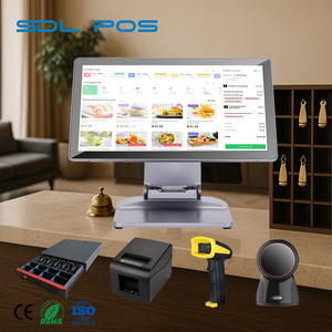 Descuento por volumen Sistema POS táctil todo en uno Pantalla táctil capacitiva Android OS Aleación de aluminio-Personalizado para grandes - Product Image 1