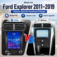 Autoradio Android 9,7 pouces style usine avec GPS, WiFi, Bluetooth et écran tactile pour Ford Explorer 2011-2019