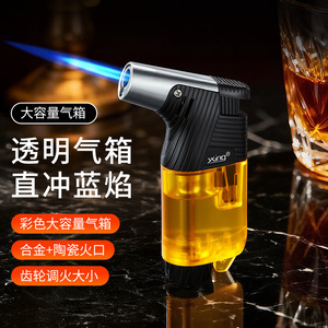 ไฟแช็คแก๊สใส Xing แบบอิเล็กทรอนิกส์ เปลวไฟสีฟ้า ทนลม ใช้ในครัว - Product Image 1