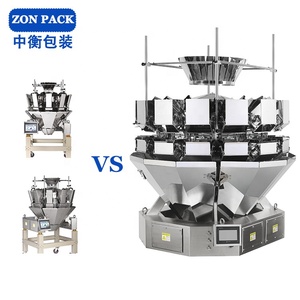 Pesadora multicabezal automática para frutas y verduras frescas congeladas, línea de llenado de cajas de plástico - Product Image 5