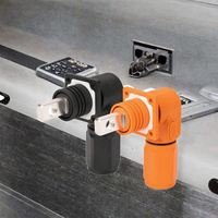Connecteur étanche M12 haute tension 1P en nylon à un seul conducteur 1500V CC 250A avec placage cuivre-argent IP67 pour système d'énergie solaire