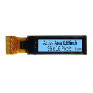 0.69 inch màu trắng loại 14 pin <span class=keywords><strong>mini</strong></span> OLED hiển thị VG-9616TSWEG06 nhỏ OLED hiển thị hiển thị - Product Image 1