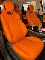 Funda de Asiento Personalizada YLC con Accesorios de Cuero para Automóvil, Protector de Automóvil Impermeable, Juego Completo 2014-2025 para Toyota RAV4 Corolla Camry