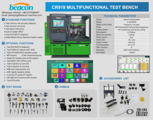 Neues Design Hochdruck BC-CR825 CR919 Heui eui eup Common-Rail-Injektor und Einspritzpumpe Prüfstand - Product Image 6