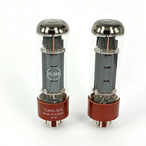 Tube à vide TUNG-SOL EL34 Octal 8 broches, pentode de puissance pour amplificateur de guitare, paire assortie, quad disponible, composant électronique - Product Image 1