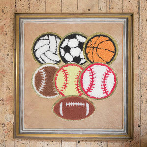 Patchs ronds brodés thermocollants et autocollants en sergé pour football, baseball, basketball, rugby – Vente en gros, haute qualité - Product Image 3