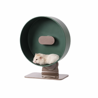 Derde generatie Kleurblok Plastic Hamsterwiel Ultrastil Antislip Stabiel Gouden Decoratief Speelgoed Oefenwiel Groothandel