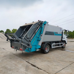 Camion compacteur à ordures Dongfeng, diesel Euro 2, entièrement hermétique, camion collecteur de déchets - Product Image 6