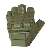 Gants de combat YAKEDA pour la protection en extérieur, compatibles avec les écrans tactiles, demi-doigts, pour l'entraînement discret, équipement tactique, gants de combat