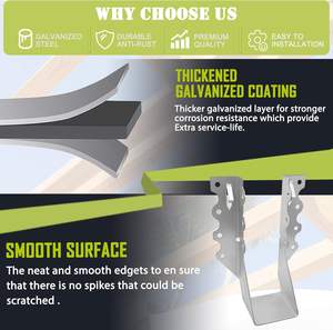 Connecteur <span class=keywords><strong>d</strong></span>'angle métallique personnalisable en usine, support de poutre en acier pour <span class=keywords><strong>la</strong></span> construction, idéal pour <span class=keywords><strong>la</strong></span> connexion du bois – <span class=keywords><strong>Vente</strong></span> chaude - Product Image 5