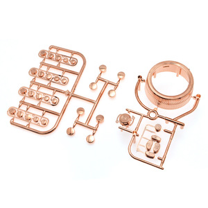 Botón de Plástico ABS Dong Yongtai con Recubrimiento Electrolítico en Oro Rosa, Procesamiento de Recubrimiento UV al Vacío, Personalización - Product Image 2