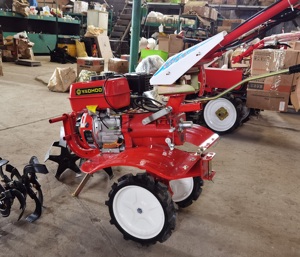 농업용 정원 소형 7마력/170F 휘발유 2륜 구동 미니 경운기 로터리 경작기 흙 기계 트랙터 - Product Image 3