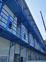 Immobilier préfabriqué bon marché K Type Construction rapide Maison préfabriquée anti-ouragan K Type Maison pour dortoir