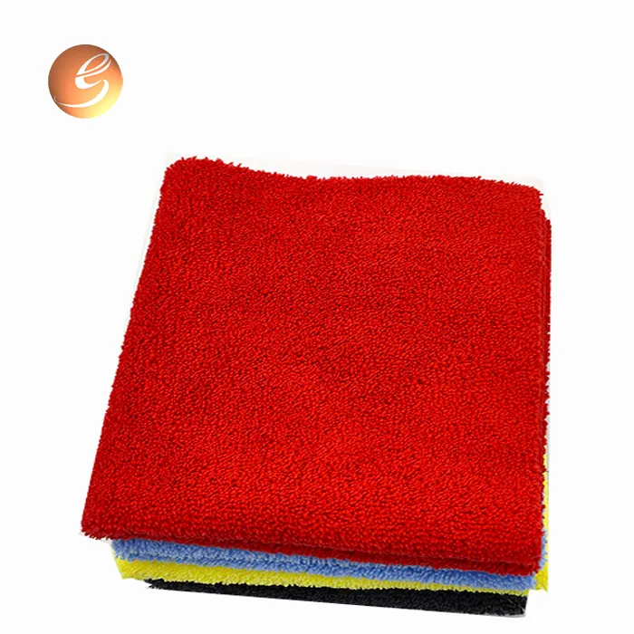 wholesale Good Quality microfiber quickly drying towel detailing waxing and polishing towel edgeless 40*40cm cleaning towel