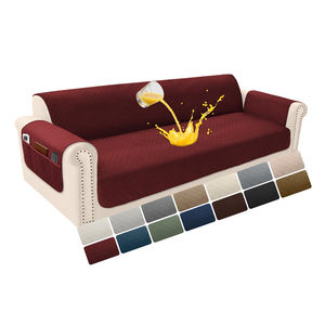 Funda de Repuesto <span class=keywords><strong>para</strong></span> Sofá en Forma de L, Estilo Clásico, Color Granate Oscuro, Resistente a los Arañazos, <span class=keywords><strong>para</strong></span> Apartamento - Product Image 1