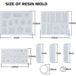 LifeTop Epoxy <strong>Resin</strong> <strong>Kits</strong> and Molds Complete Set <strong>Starter</strong> DIY Earrings Set <strong>Resin</strong> <strong>Art</strong> <strong>Kit</strong> for Beginners With Silicone Molds - Product Image 6