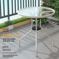 Ensemble de meubles de patio en rotin beige, table à manger et chaises pour jardin, balcon, arrière-cour