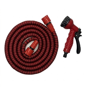 Suppliers' Portable Garden <b>Water</b> <b>Sprayer</b> Copper Polyester Expanding Hoses Green Leak Anti-hose Reel 15m Base Length - Product Image 3