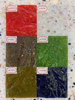 Panneau acrylique à texture 3D pour mur et lampe avec motif de pierre translucide Panneau mural en résine acrylique