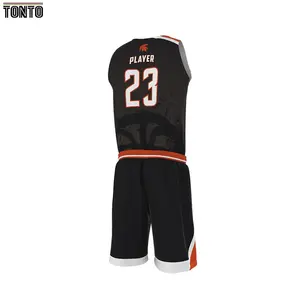 Custom Tops Stitched College Printing Practice Numbers Design Woman Plain Youth Basketball Uniforms Jersey For Men