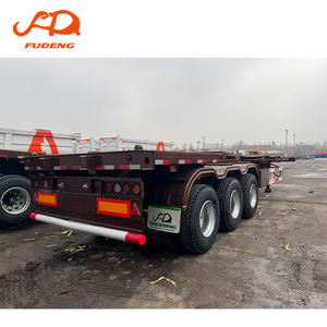 Semi-<span class=keywords><strong>remorque</strong></span> squelette robuste pour l'Afrique |   pour le Nigéria/le Kenya/l'Afrique du Sud |   Logistique portuaire de conteneurs, transport de conteneurs, <span class=keywords><strong>remorque</strong></span> de conteneurs - Product Image 3