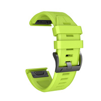 Bracelet en silicone de haute qualité Bracelet de montre à dégagement rapide Couleur unie pour Gamin Fenix 5 plus Fenix 7 Smart Watch
