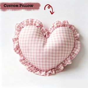 <b>Personalized</b> Shaped Cute Novelty <b>Cushion</b> Soft Plush Heart Pillow for Home Sofa Bedroom Decor - Product Image 1