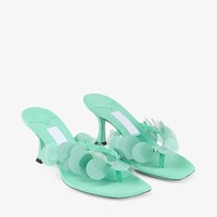 Sandales tongs pour femmes, nouveau design, détails en paillettes, chaussures d'été tendance pour femmes, mules