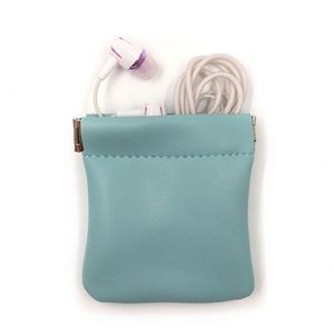 Portable Spring Frame Change <b>Pouch</b> PU Leather <b>Mini</b> Wallet for Coins Colorful Coin Purse Customizable Spring Frame Change <b>Pouch</b> - Product Image 2