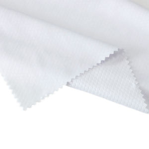 Nhanh Dru Tổ Ong 100% <span class=keywords><strong>Polyester</strong></span> Trắng Vải Bóng Đá Lưới Vải Cho Bóng Thể Thao T-Shirts Thăng Hoa - Product Image 2