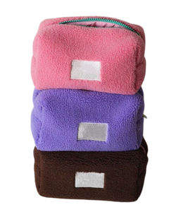 Sac de maquillage en microfibre imperméable à motif bonbon, fabriqué en Chine, personnalisable, fermeture éclair, PU, directement de l'usine de Shenzhen - Product Image 1
