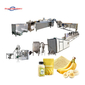 Línea de producción a pequeña escala para cortar, secar y moler plátanos; máquina para fabricar polvo de plátano. - Product Image 3