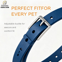 Breloques en silicone personnalisées avec logo, 26 lettres, pour collier de chien ou de chat, étanches et réglables, vente en gros, usine OEM