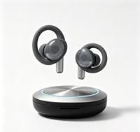 Earphone nirkabel dengan levitasi magnetik dari Eropa, dilengkapi pengisian daya cepat nirkabel dan fungsi peredam bising otomatis