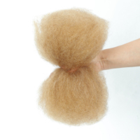 Estensioni per trecce dreadlock Gladys in capelli umani vergini brasiliani Remy Afro Kinky Bulk Micro-Link, confezione grande da 50g