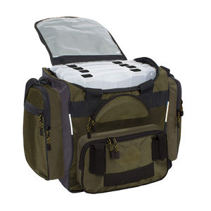 Sac à bandoulière pour matériel de pêche, résistant à l'eau, léger, avec fond rigide moulé et housse de pluie - Product Image 4