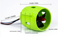 Propulseur sous-marin sans balais 12-24V, moteur submersible étanche à haute poussée pour bateau à appât RC, modèle de bateau, robot sous-marin