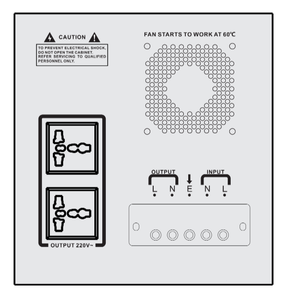 Régulateur de tension automatique <span class=keywords><strong>KEBO</strong></span> RTB 3000VA, monophasé, type relais, <span class=keywords><strong>stabilisateur</strong></span> pour appareils électroménagers, pour usage domestique, fabriqué en PC - Product Image 3