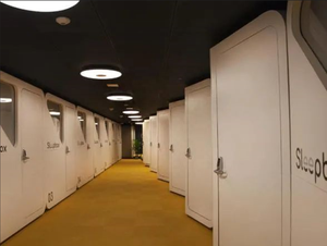 KSL Sleepbox intelligent haut de gamme avec serrure électronique codée, <span class=keywords><strong>lit</strong></span> simple, 2 portes, pour hôtels-capsules, auberges de jeunesse et <span class=keywords><strong>a</strong></span>éroports - Product Image 4