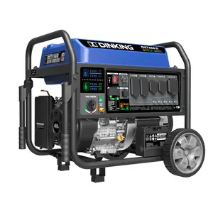 Generator bensin listrik rangka terbuka portabel 7KW 7,5 KW