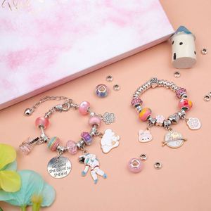 Customizable <b>Plastic</b> <b>Beaded</b> Educational Fantasy Sci-Fi Toysrunner Brand Bracelet Set Women Personalized Initials Trendy Jewelry - Product Image 3