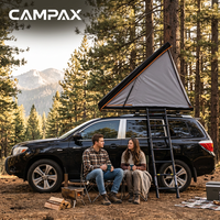Tenda Atap Segitiga Ultra Tipis CAMPAX Soft Shell Lapis Ganda 4 Musim untuk Overlanding 2-3 Orang |   Tenda atap