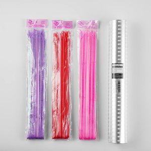 Rouleau de Cellophane transparent, avec 30 nœuds de traction, pour Bouquet pour cadeaux - Product Image 6